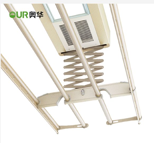 奥华生态顶墙定制家电动晾衣架智能风暖自动升降晾衣架