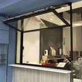 【万增系统门窗】任意悬上下折叠门窗玻璃适应商铺厨房咖啡厅
