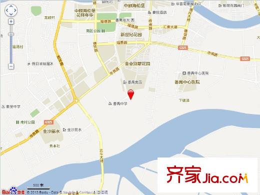 雅居乐城南源著交通图