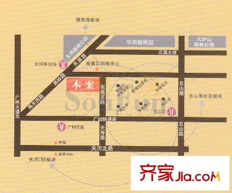 翰林二期8090HOUSE交通图