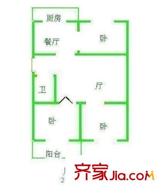 錦江新村 戶型圖