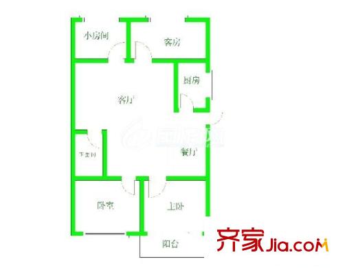 福澤家園 3室 戶型圖