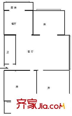 豐洲園 3室 戶型圖