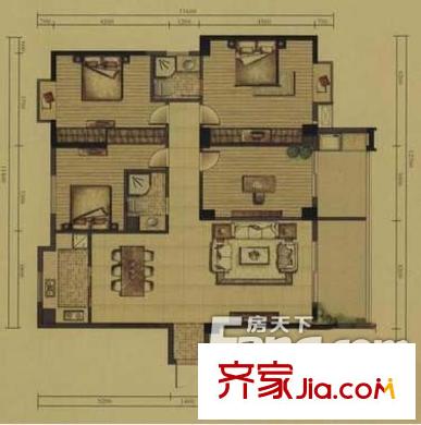 鴻瑞苑 戶型圖