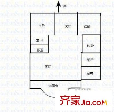 國豪帝景 戶型圖