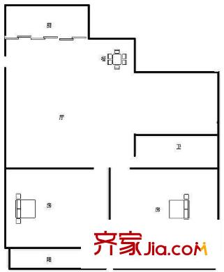 地質(zhì)勘察研究院單位宿舍 戶型圖