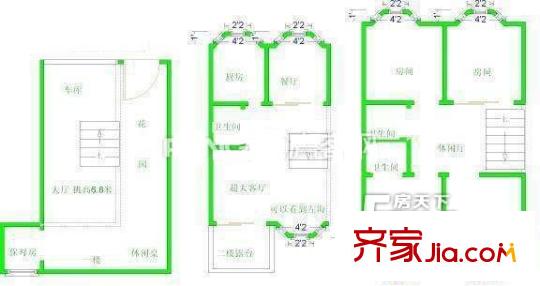 春江御園 6室戶型圖