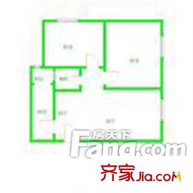 寶隆沁園春 2室 戶型圖