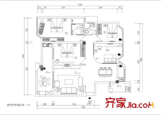 蔚藍(lán)國際(長樂)戶型圖蔚藍(lán)國際（長樂） 戶型圖 3室2廳2衛(wèi)1廚