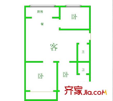 省電信單位宿舍 戶型圖