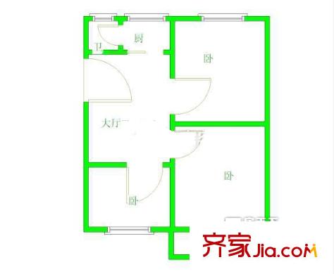 水澗新村戶型圖