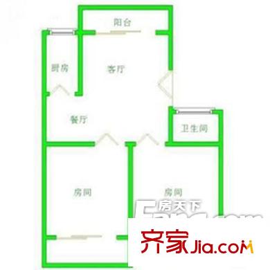  逸園住宅小區(qū) 4室戶型圖
