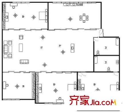 三源花園 4室戶型圖