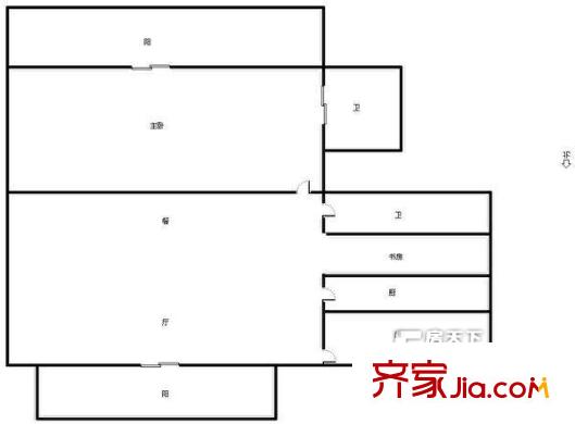 三源花園 3室戶型圖
