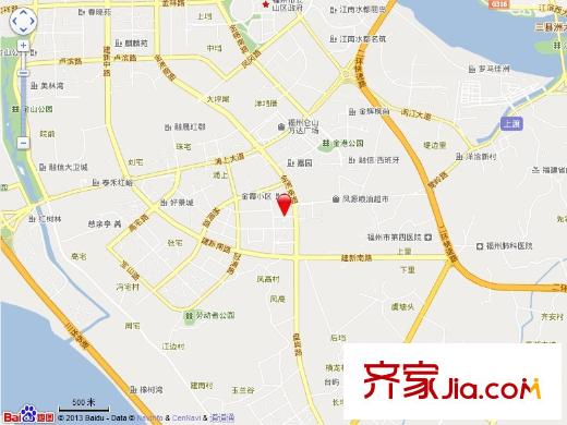 建華小區(qū)一期交通圖