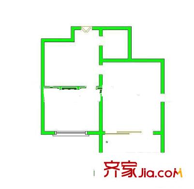 交通規(guī)劃設(shè)計(jì)院 2室 戶型圖