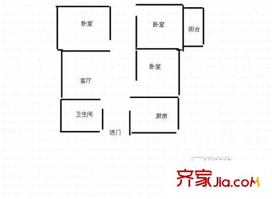 惠航大廈 戶型圖