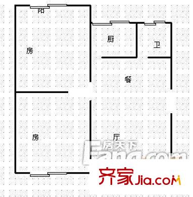 義井佳苑 2室 戶型圖