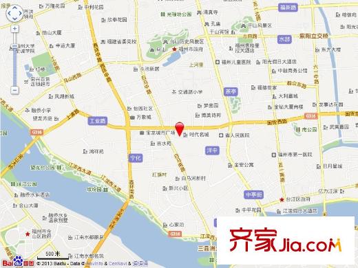 時(shí)代名城交通圖