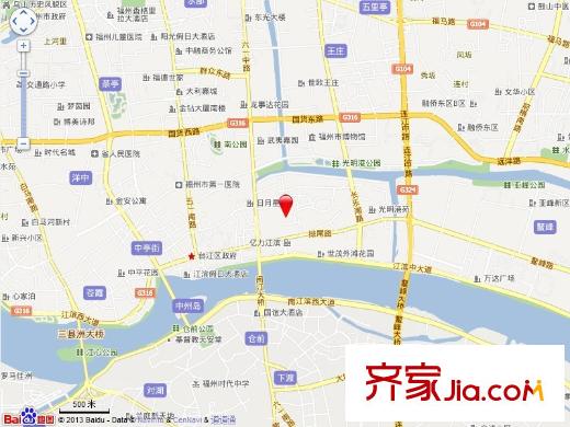 瀛福小區(qū)交通圖