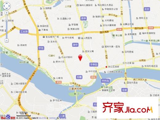 天勝花園交通圖
