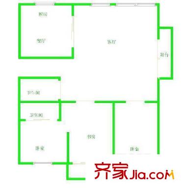 祥美花園 3室戶型圖