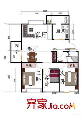 東盛花園戶(hù)型圖