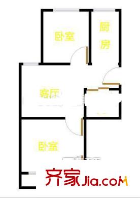 善化新村 2室戶型圖
