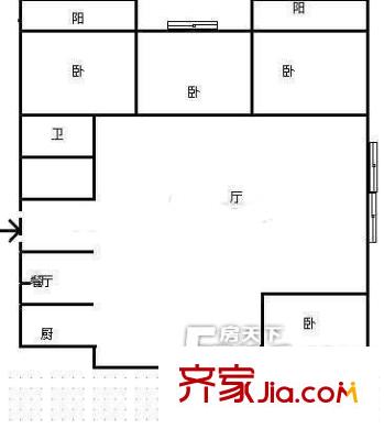 韻山雅景 4室戶型圖