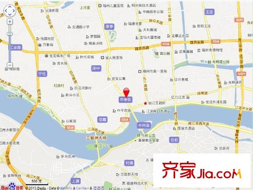 中亭街利業(yè)苑交通圖