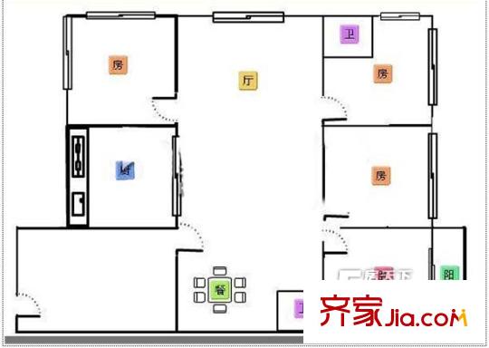 天元荷塘月舍 戶型圖