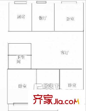 長樂苑 4室 戶型圖