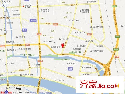 金色麗景交通圖