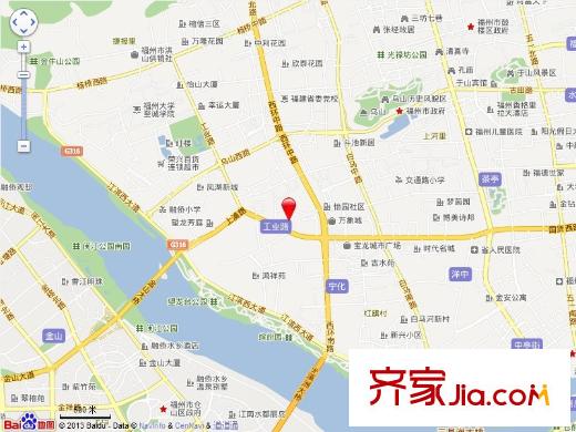 嘉福小區(qū)交通圖
