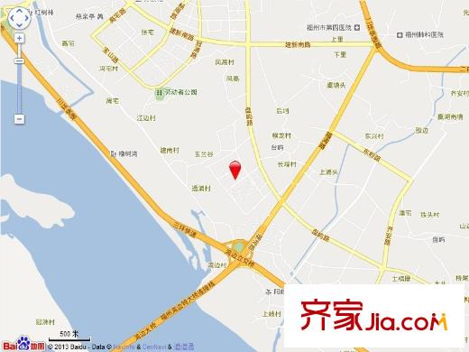 福灣新城春風(fēng)苑三區(qū)交通圖