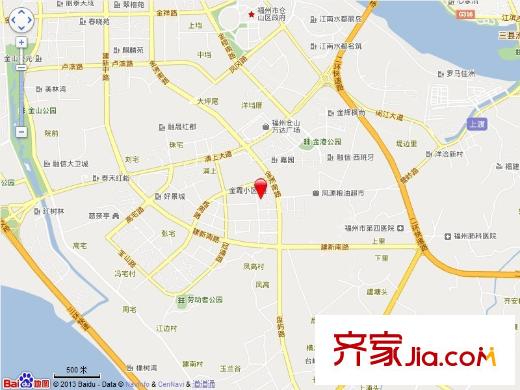 金霞小區(qū)交通圖