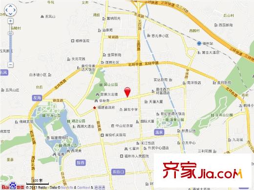 華林中央公館交通圖