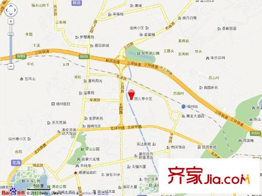 河濱花園交通圖