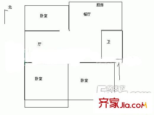 天誠花園戶型圖