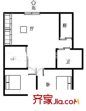 新興小區(qū) 3室戶型圖