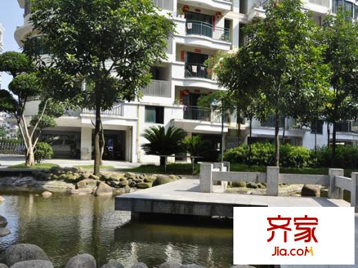 濱海高湖秋月外景圖 