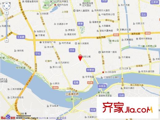 群升國(guó)際B區(qū)交通圖