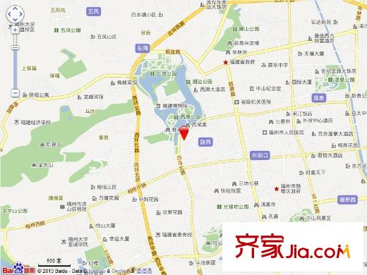 中福西湖花園交通圖