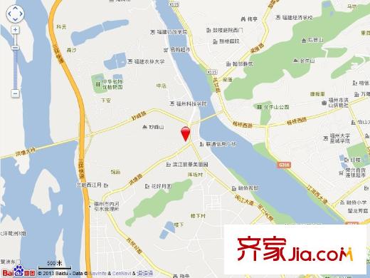 濱江麗景一期狀元山莊交通圖
