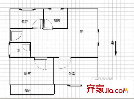 竹林境新村 戶型圖