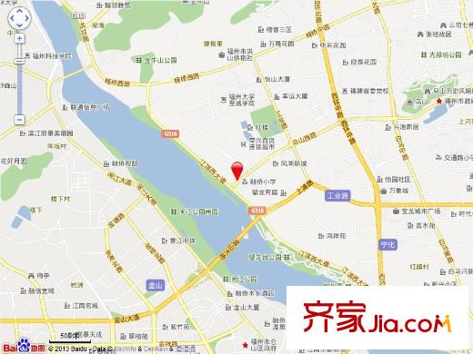 融僑錦江A區(qū)交通圖