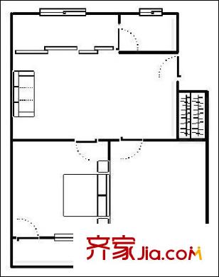西洋新村 2室 戶型圖