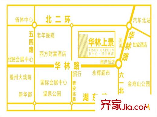 華林上景交通圖