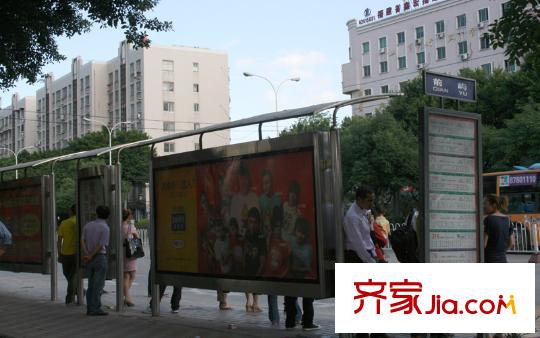 恒宇國(guó)際公園交通圖公交站牌（20110527） 
