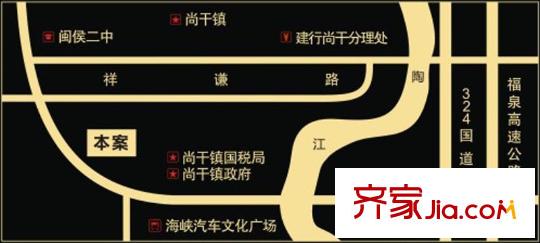 江浩尚景園交通圖